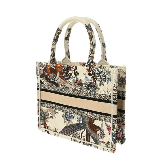 Dior Canvas Book Jardin Tote Small Botanique Multicolor Embroidered - Picture 1 of 15